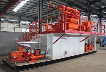 500GPM HDD Mud Recycling System in workshop
