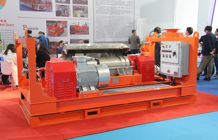 Brightway decanter centrifuge at an exhibition