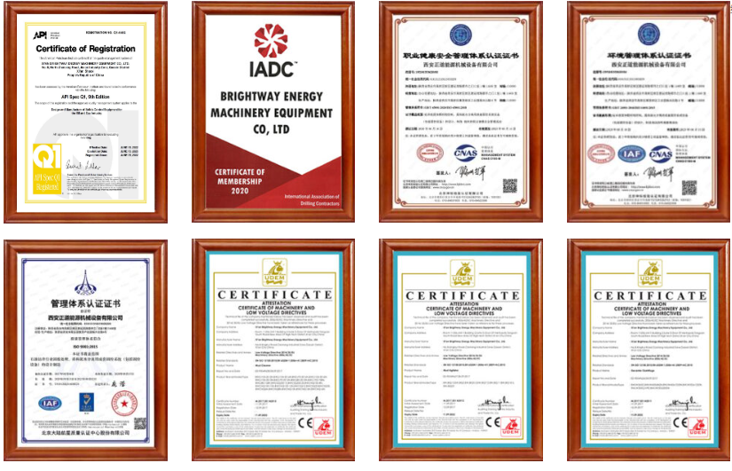 Brightway honors and certs